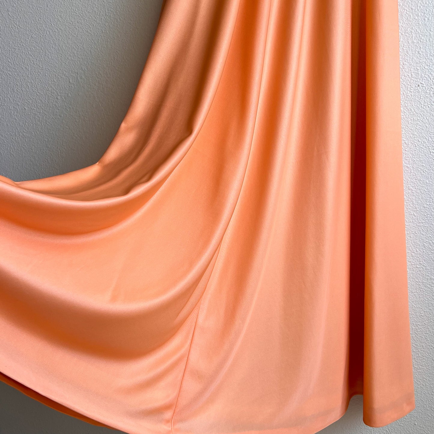 Stunning 1970s Orange Sorbet Maxi Dress (S)