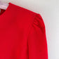 1980s Neiman Marcus Bright Red Buttoned Jacket (M/L)
