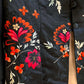 Vintage Chinese Silk Blouse With Flower Embroidery (S/M)