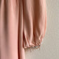1960s Emma Domb Pale Pink Beaded Mod Mini Dress (XS)